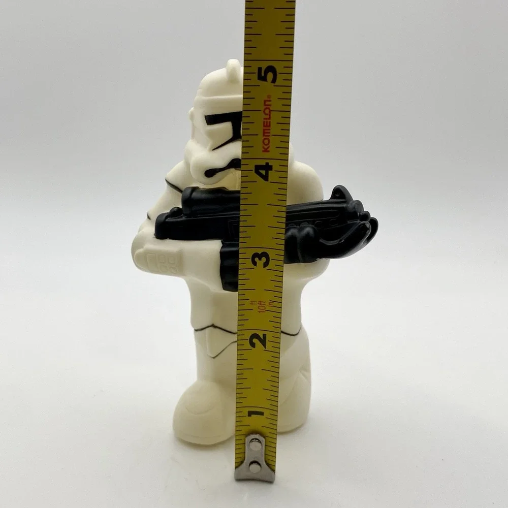 Star Wars 2008 Lucas Film Disney Vinyl Figures‎ Lot of 6 Bath Water Toy Set